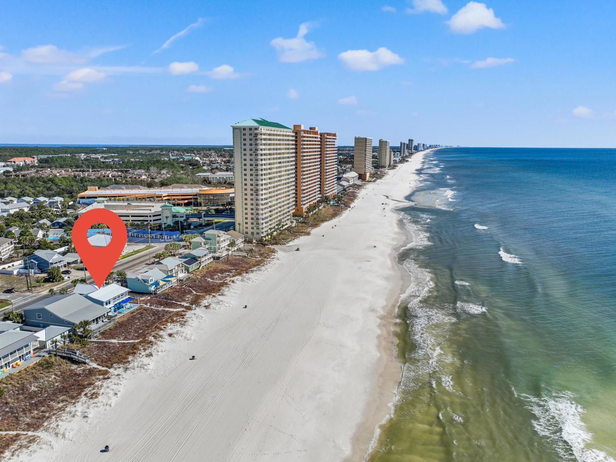 Luxury Gulf Front Property! Directly On The Beach! Sleeps 15! Panama City Beach Exterior foto